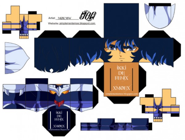 Blog_Paper_Toy_paper_toys_Saint_Seiya_Phoenix_template_preview