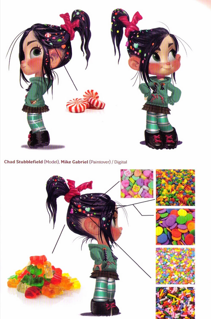 Concept Vanellope by Mike Gabriel
