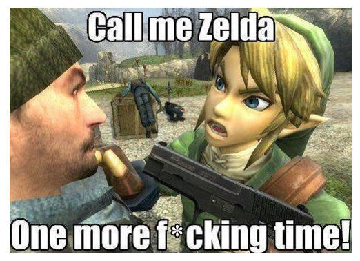 Até o Link já tá de saco cheio!