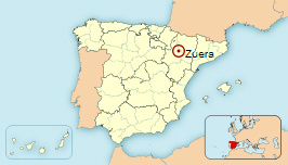 Localização da Zuera