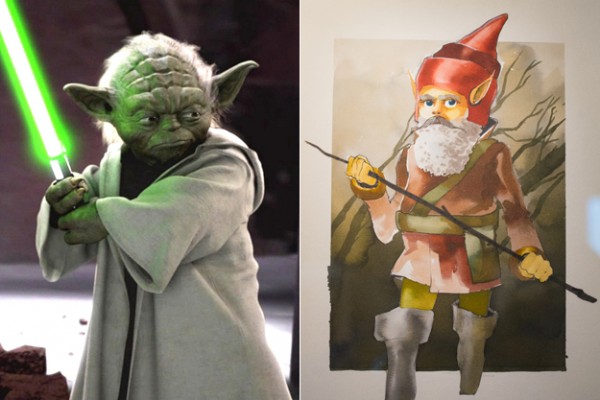 Obrigada, Deus por não deixar o Yoda se transformar em um duende do Papai Noel.