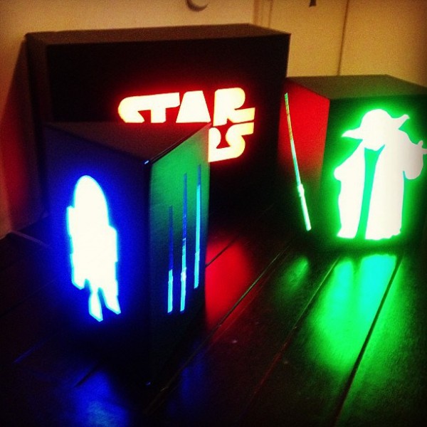 Luminárias de Star Wars