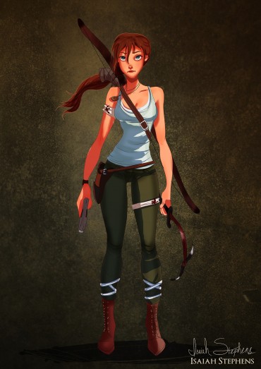  Jane Porter (Tarzan) como Lara Croft (Tomb Raider)