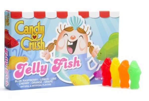 candy crush real jelly fish