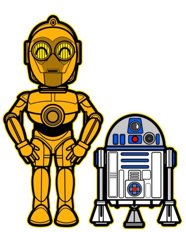 C3PO e R2D2