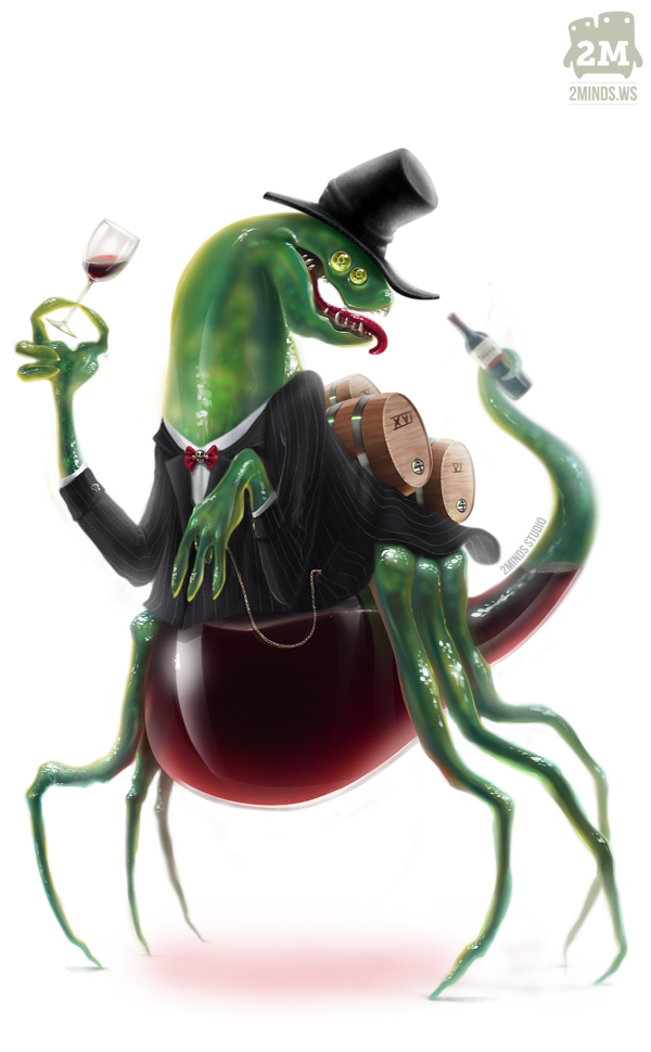 Monstro Del Puerto, the wine taster - esse que eu fiz! 2Minds <3