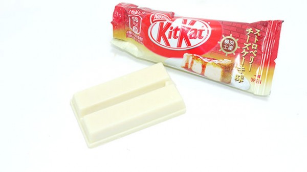 Kit Kat de Cheesecake de Morango