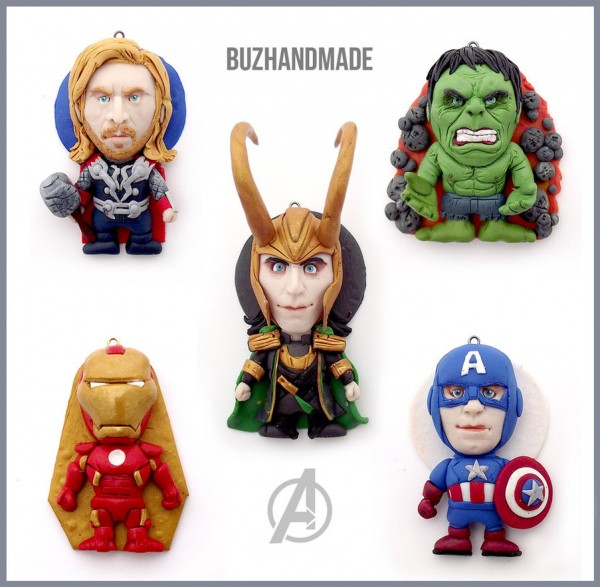 avengers_charms_set___clay_sculptures_by_buzhandmade-d5xodv4