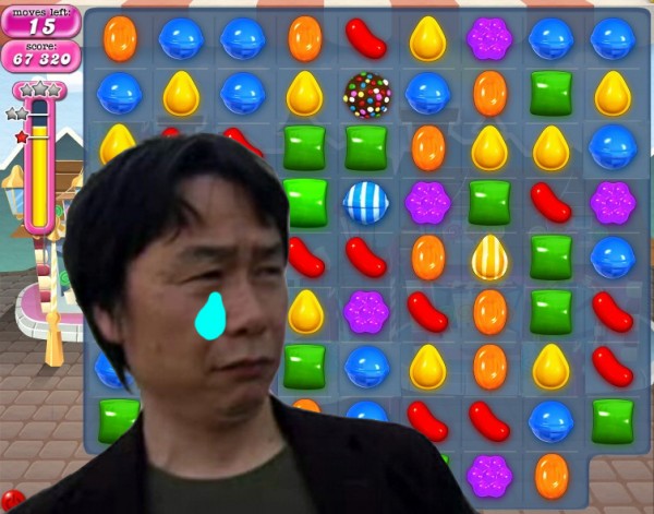 Shigeru Miyamoto chorando com essa informação (e também chorando porque está preso na fase 181, nAum pera essa sou eu RSSS)