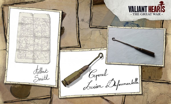 Artigos escolhidos para fazer parte da história de Valiant Hearts