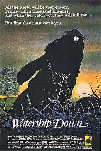 Movie poster - watership down