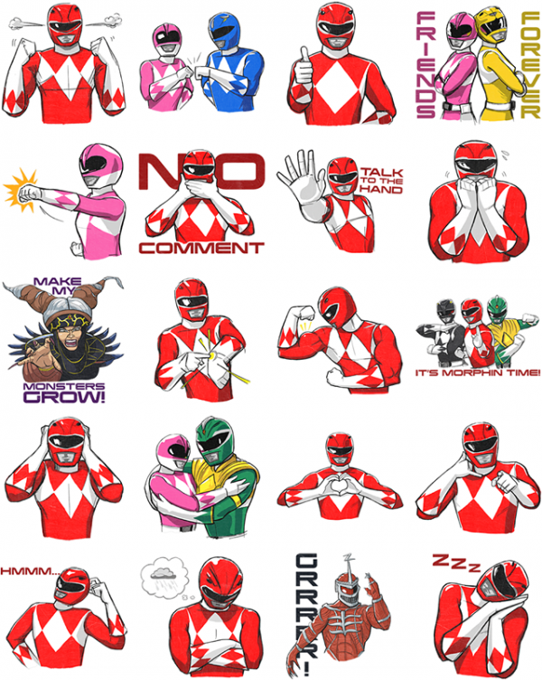 Power-Rangers-Facebook-Stickers