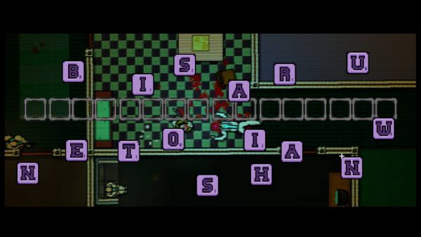 Enigma – as letras devem ser colocadas em ordem para formar uma senha