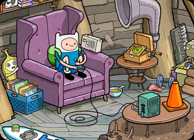 Hora de Aventura: A casa do Finn e do Jake super detalhada!