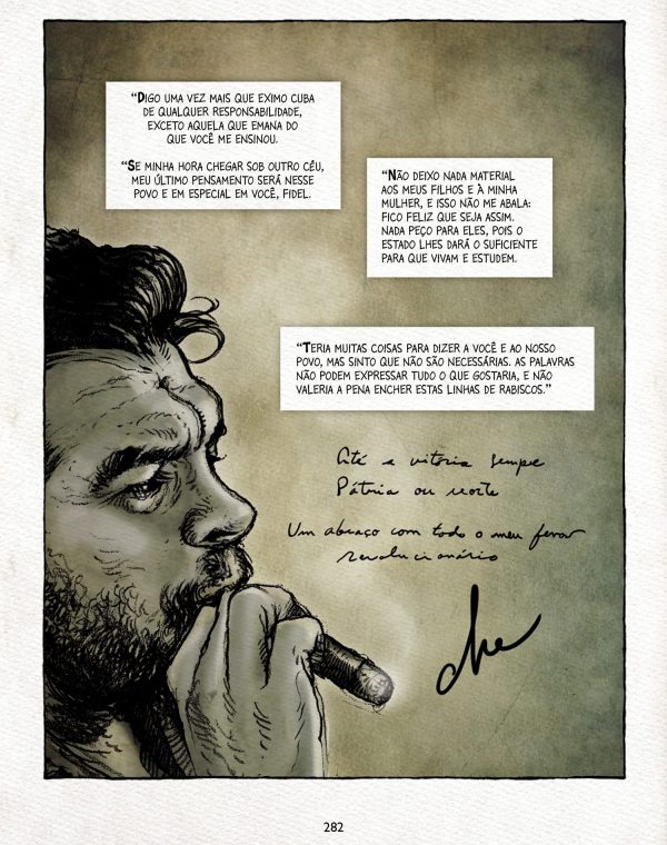Che: Uma vida revolucionária: Romance gráfico - página 286 - divulgação Quadrinhos na Cia